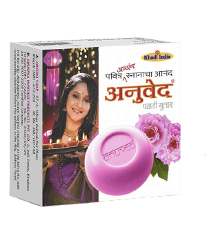 Anuved Pahadi Gulab Bath Soap 125g
